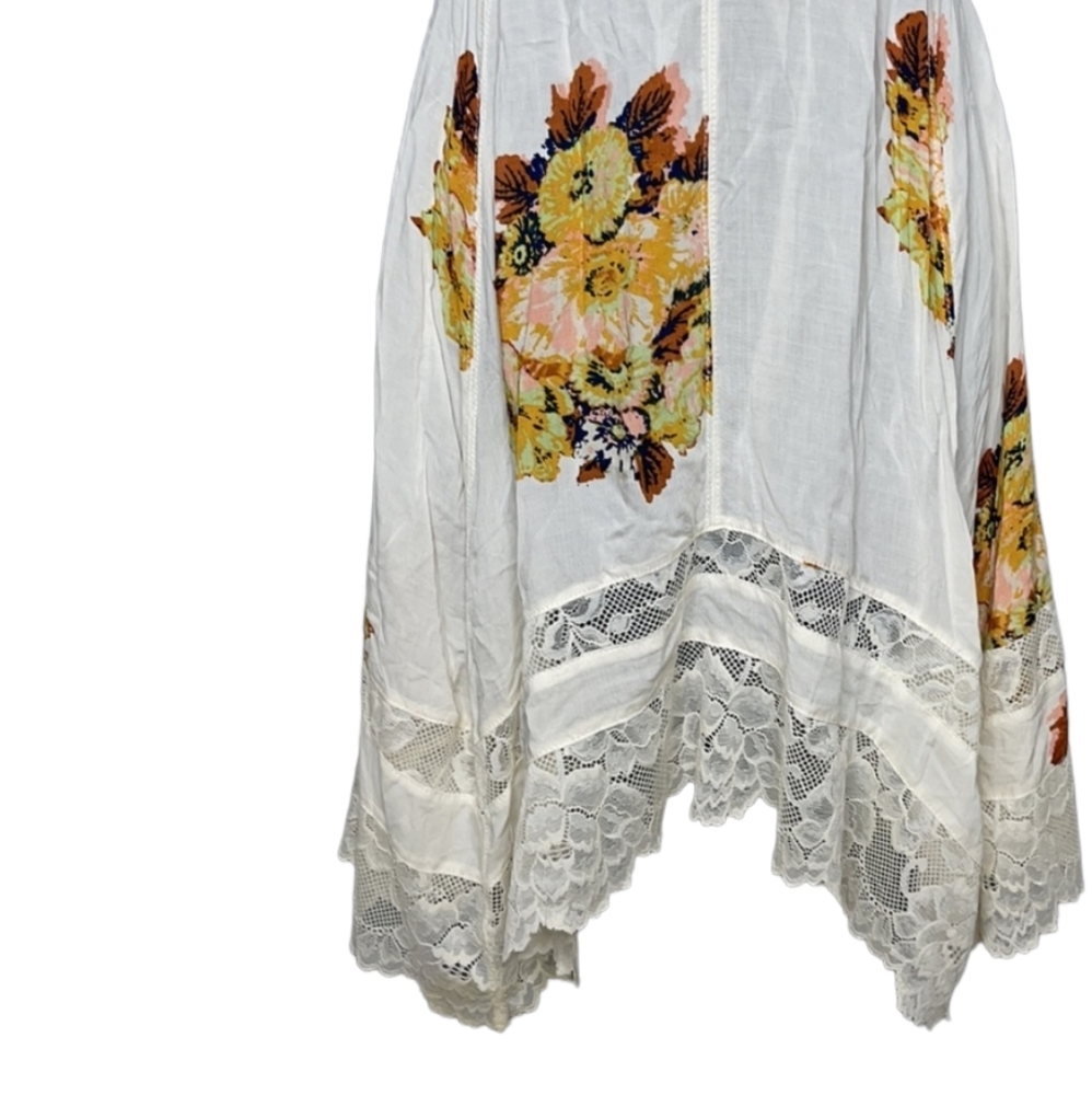 New! FREE PEOPLE WOMEN'S TABLE FOR 2 TRAPEZE DRESS - Picture 3 of 7